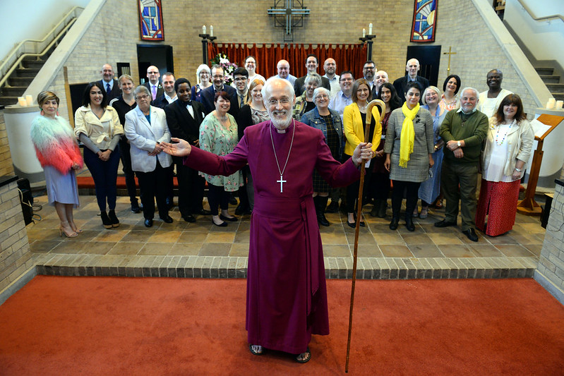 Bishop David at a lay ministry training celebration service
