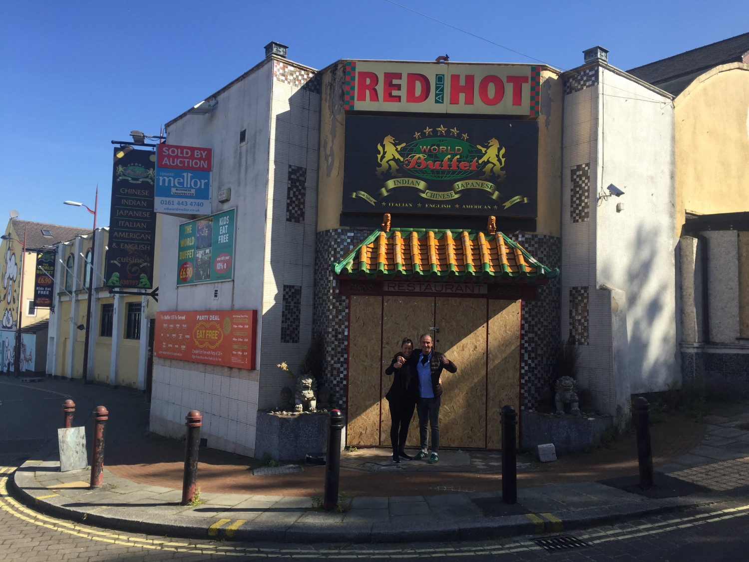 The building was formerly a restaurant