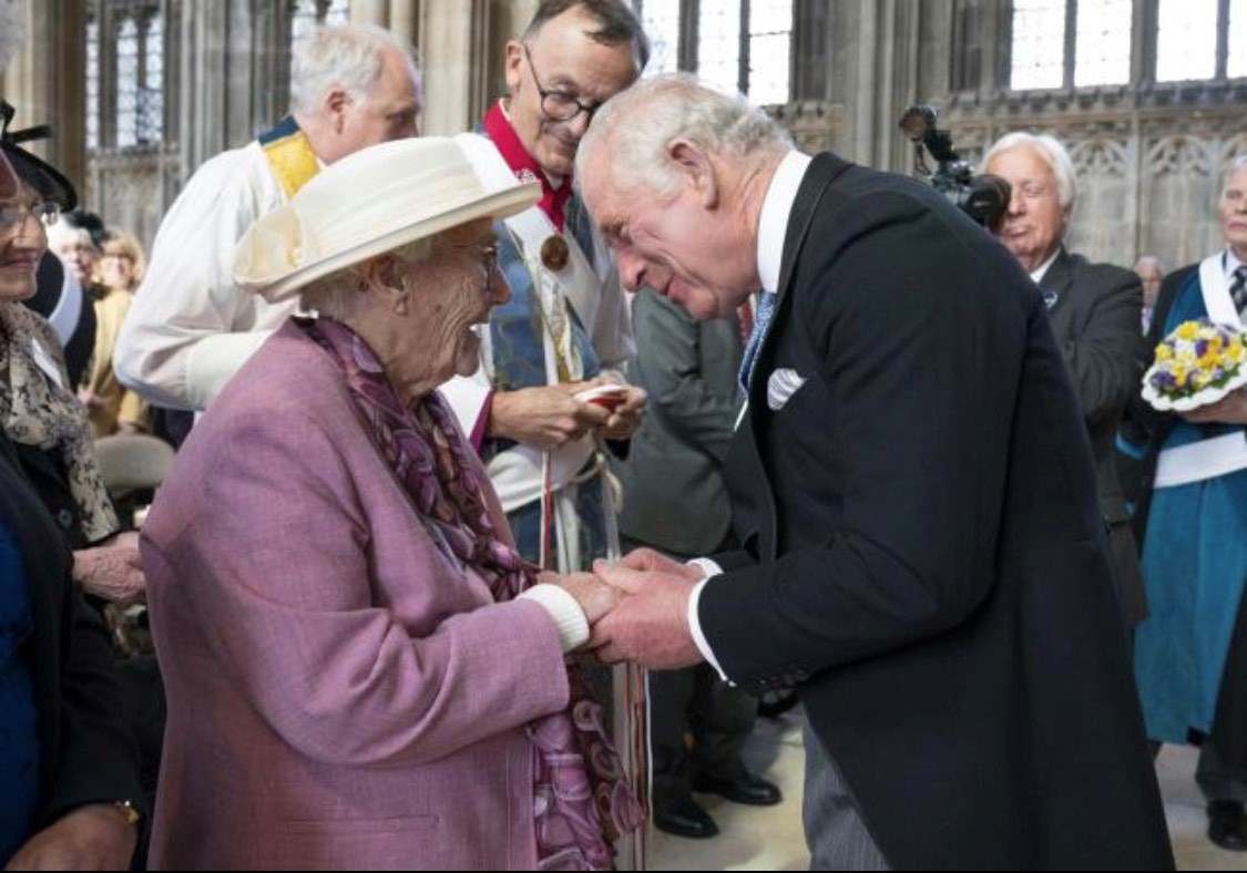 Muriel Davies and the Prince of Wales