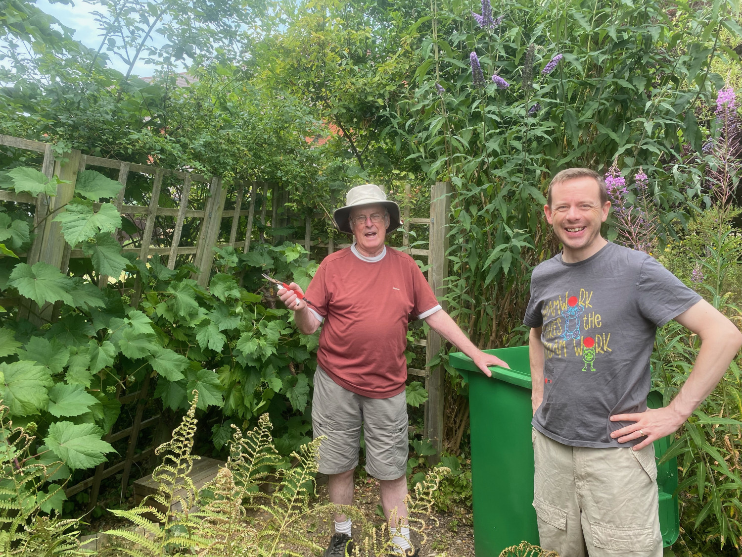 Revd Mark Hewerdine and Peter at St Chad's