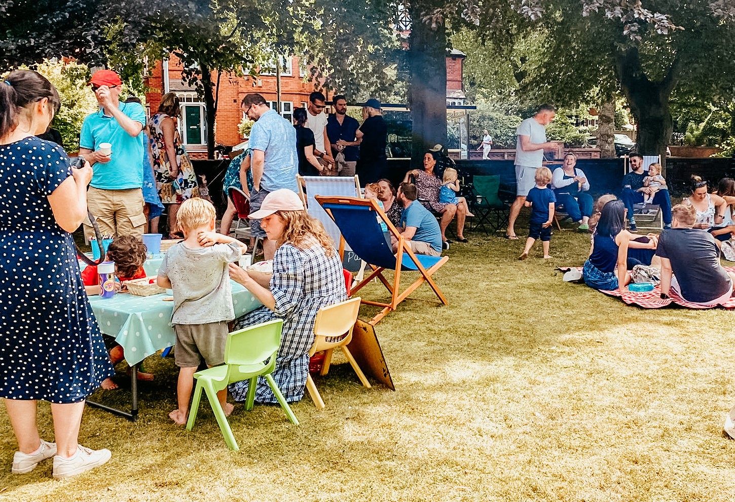 Garden party at St Werburgh's