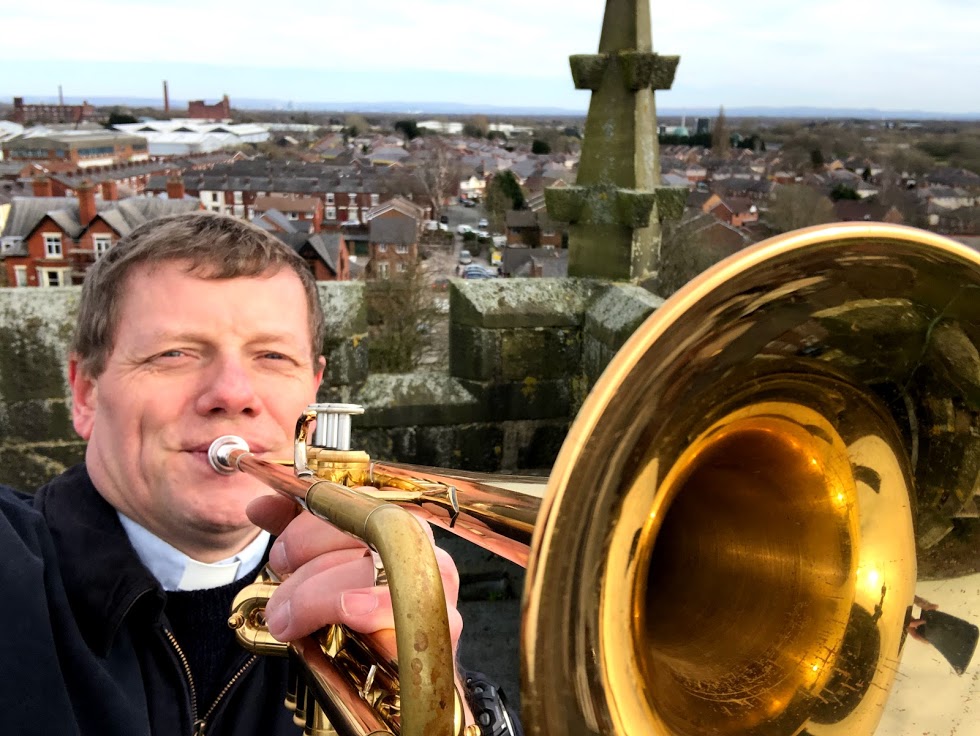 Trumpet from the tower