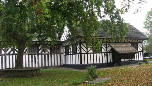 St Lawrence timber church in Denton